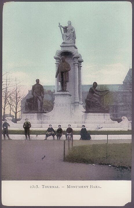 "Statue Of Jules Bara In Tournai," by Guillaume Charlier.