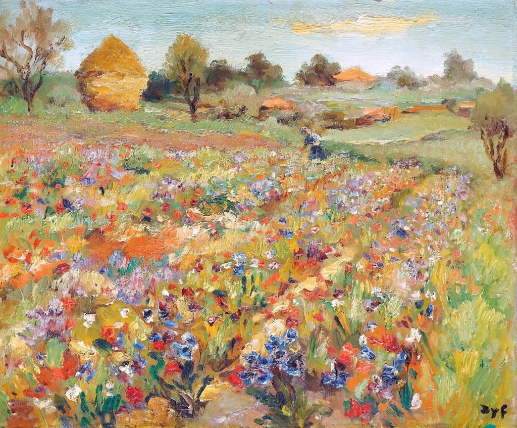 "The Field Of Poppies," by Marcel Dyf.