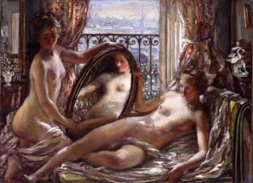 "The Mirror," by Phillip Wilson Steer.