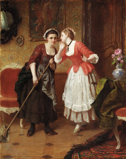 "The Secret," by Wilhelm Amberg.