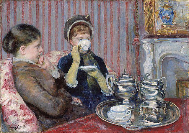 "The Tea," by Mary Cassatt.