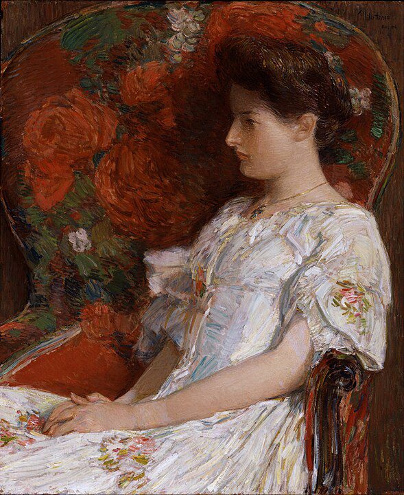 "The Victorian Chair," by Frederick Childe Hassam.