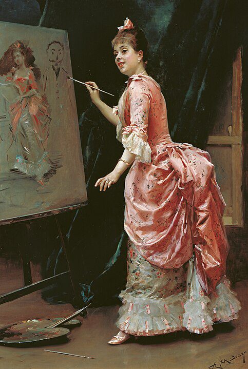 "Travesuras De La Modelo," by Raimundo Madrazo.