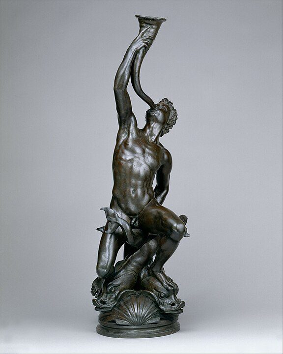 "Triton," by Giambologna.