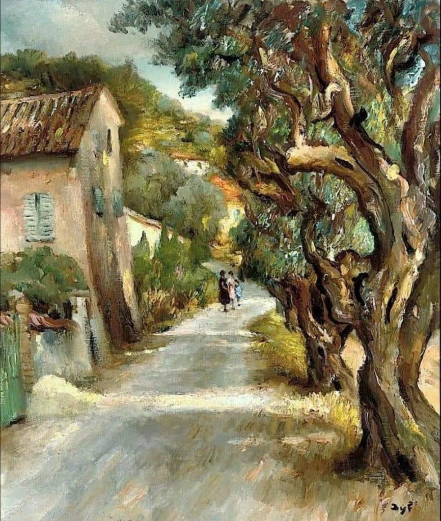 "Walking In Provence," by Marcel Dyf.