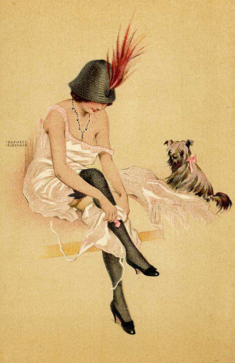 "Arugala And His Dog," by Raphael Kirchner.