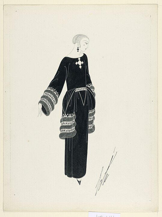 "Afternoon Dress," by Erté.