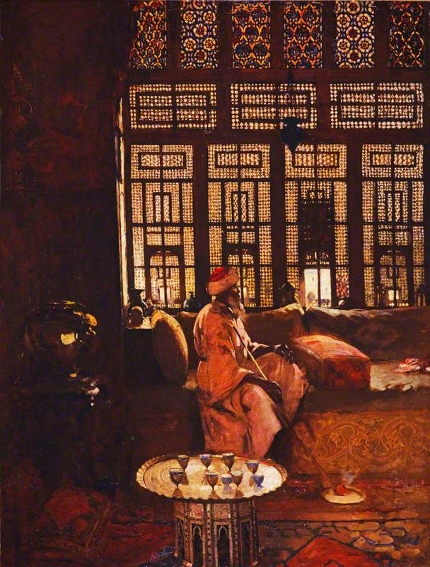 "An Arab Interior," by Arthur Melville.