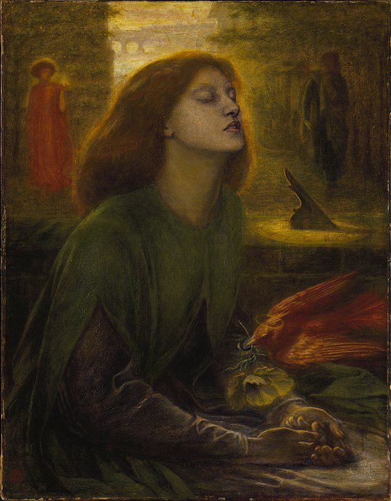 "Beat Beatrix," by Dante Gabriel Rossetti.