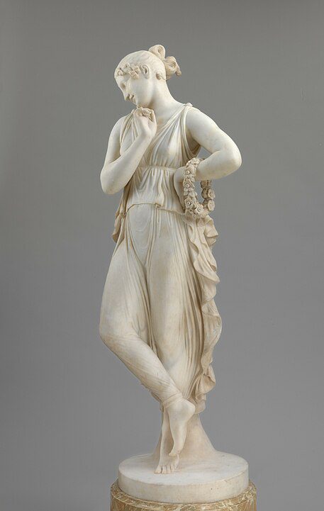 "Dancer With Finger On Chin," by Antonio Canova.