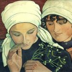 "Deux Valaisannes," by Ernest Biéler.