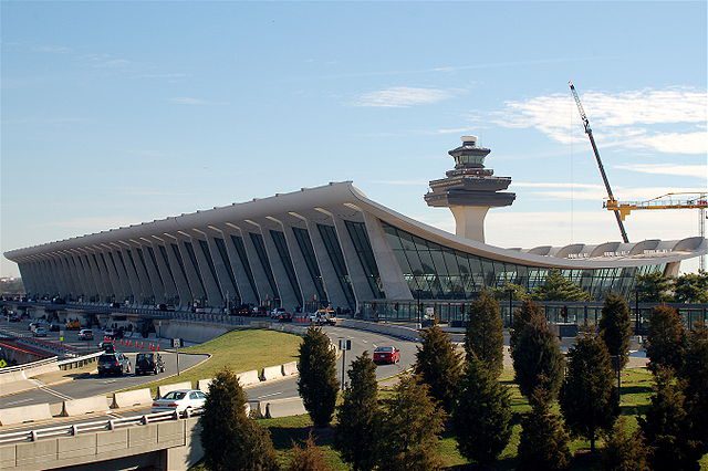 Dulles International Airport, by Eero Saarinen.