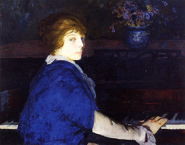 "Emma At The Piano," by George Bellows.