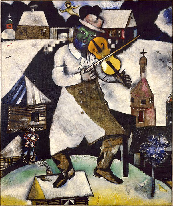 "Fiddler," by Marc Chagall.