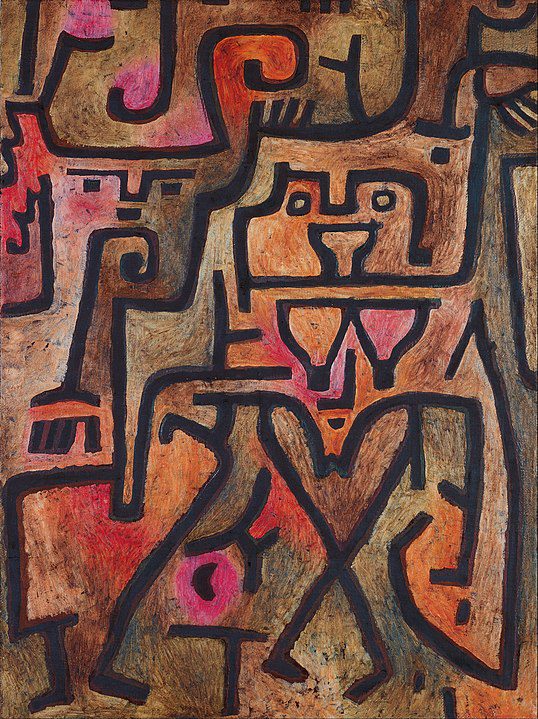 "Forest Witches," by Paul Klee.