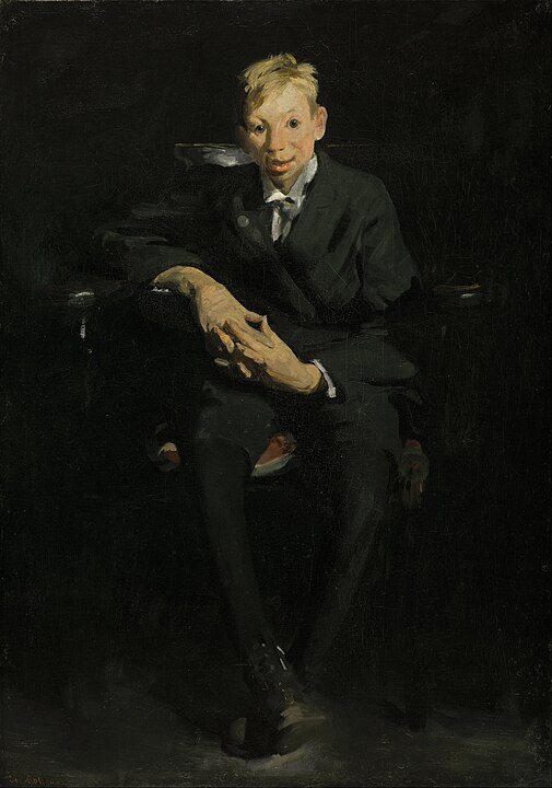 "Frankie The Organ Boy," by George Bellows.