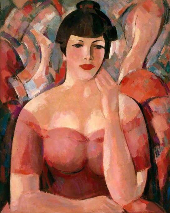 "Girl With A Bang," by John Duncan Fergusson.