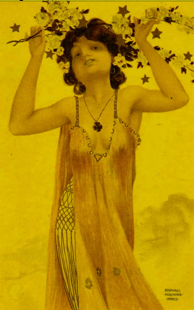 "Girls With Good Luck Charms," by Raphael Kirchner.