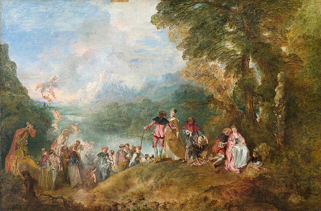 "L'Embarquement Pour Cythere," by Jean-Antoine Watteau.