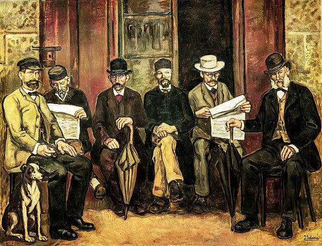 "La Reunio A Case L'Apotecari," by José Gutiérrez Solanna.