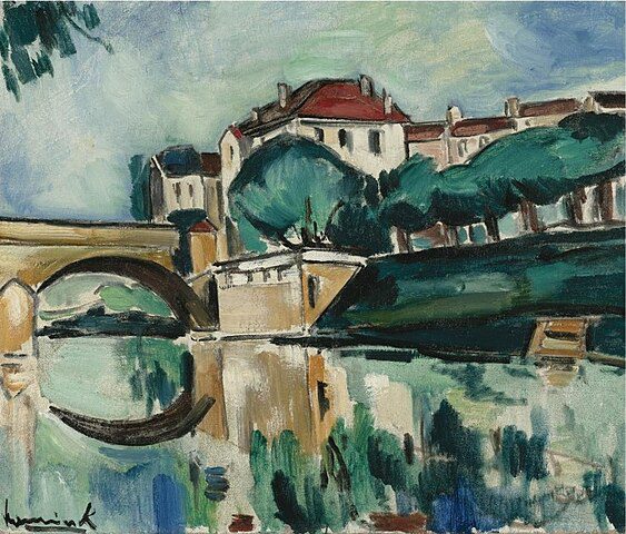 "Le Pont De Poissy," by Maurice de Vlaminck.