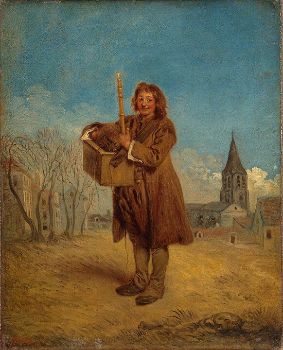 "Le Savoyard Et La Marmotte," by Jean-Antoine Watteau.