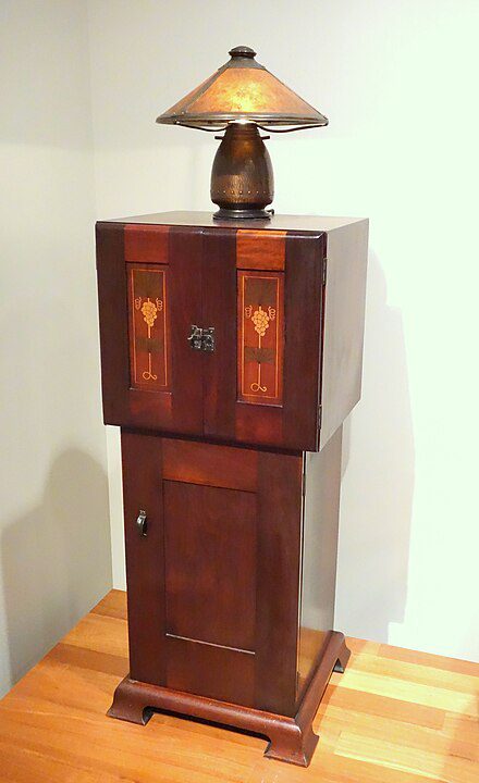 "Music Cabinet," by Gustav Stickley.