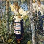 "Neiet Niemien Nenissa," by Pekka Halonen.