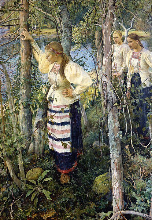 "Neiet Niemien Nenissa," by Pekka Halonen.