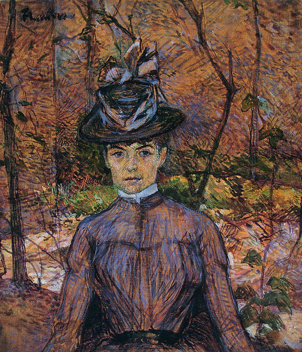 "Portrait De Suzanne Valadon," by Henri de Toulouse-Lautrec.