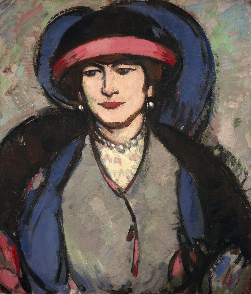 "Portrait Of Anne Estelle Rice," by John Duncan Fergusson.