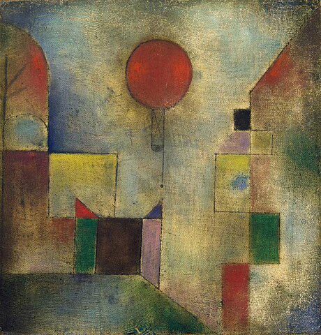 "Red Balloon," by Paul Klee.