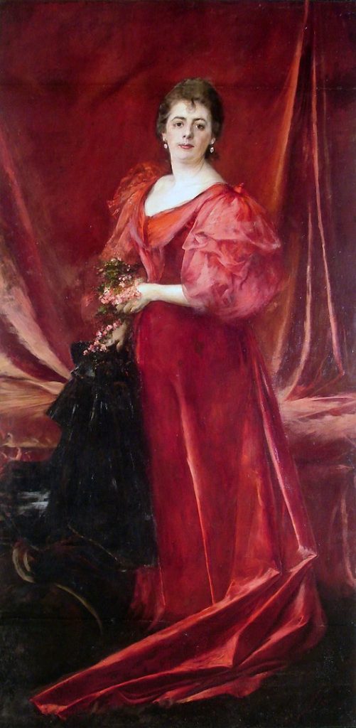 "Retrato De La Sra. Maria De La Carcova De Ferrari," by Ernesto de la Cárcova. 