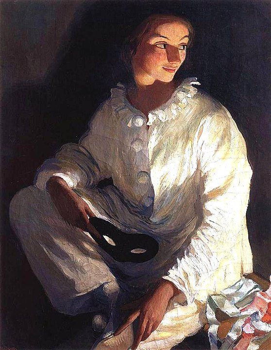 "Self Portrait As Piero," by Zinaida Yevgenyevna Serebriakova.