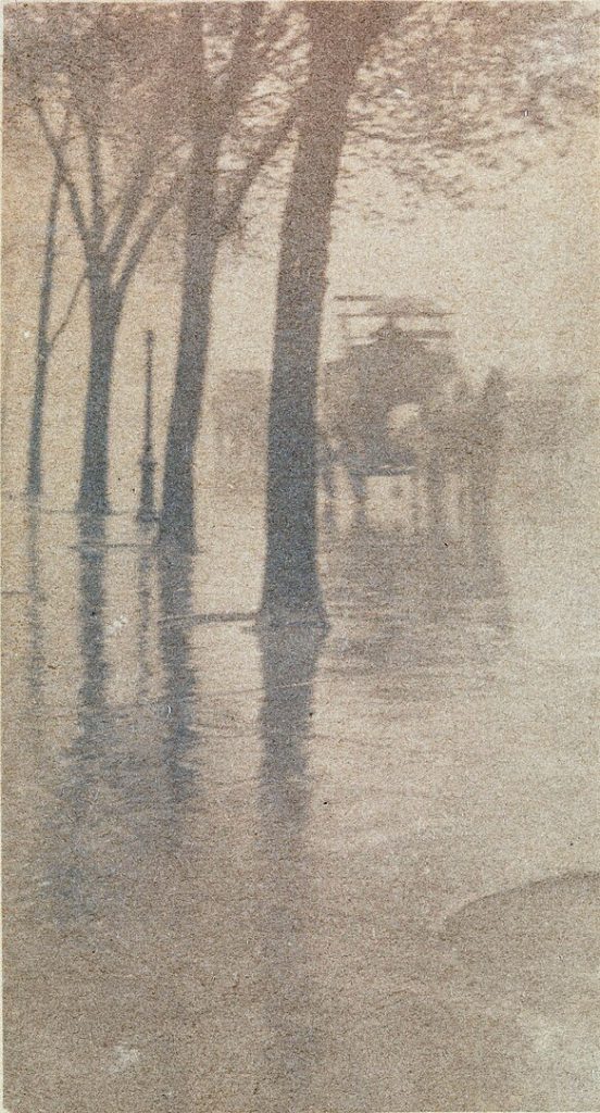 "Spring Showers, The Coach," by Alfred Stieglitz.