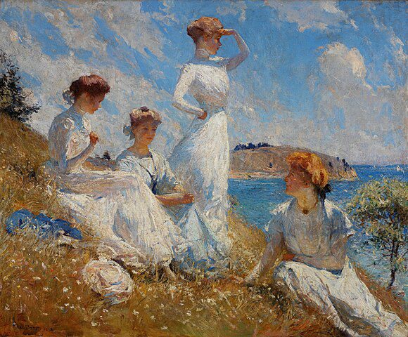 "Summer 1909," by Frank Weston Benson.