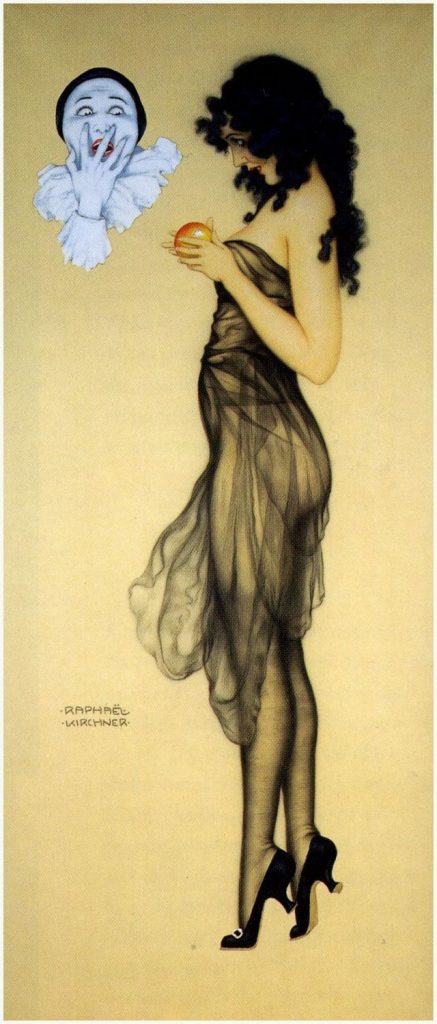 "Temptation," by Raphael Kirchner.