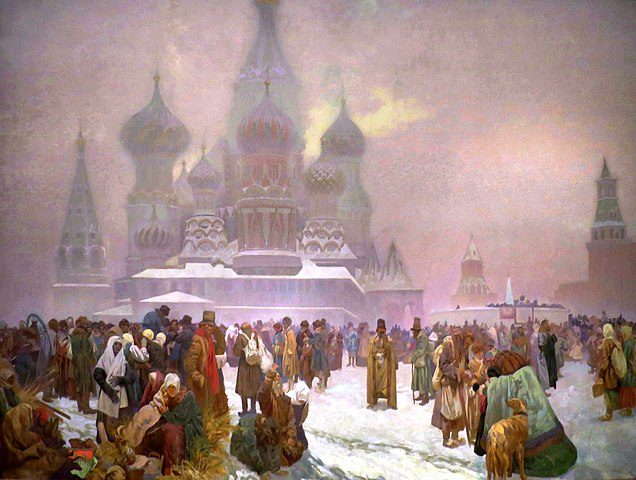 "The Abolition Of Serfdom In Russia," by Alphonse Mucha.