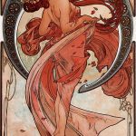 "The Arts, Dance," by Alphonse Mucha.