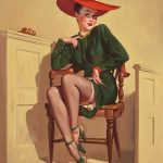 "The Verdict Was Wow," by Gil Elvgren.