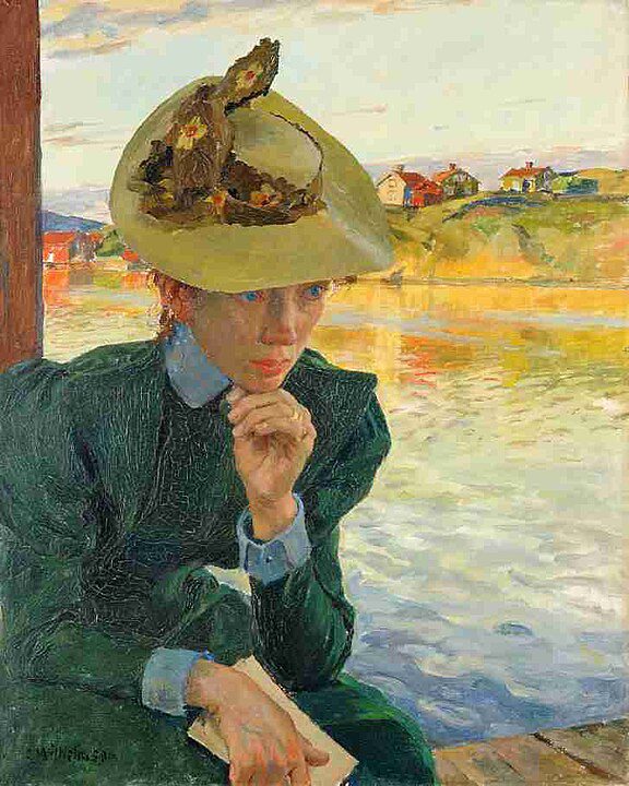 "Vid Vastkusten," by Carl Wilhelm Wilhelmson.