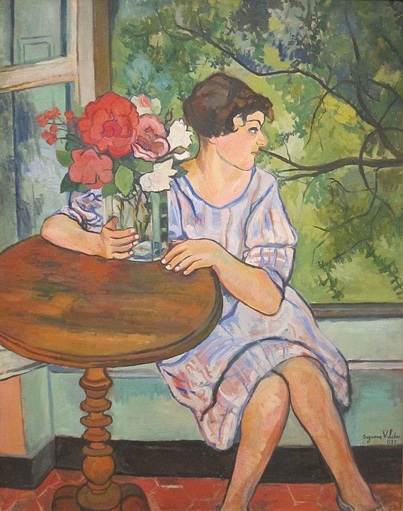 "Young Girl In Front Of A Window," by Suzanne Valadon.