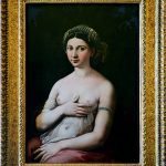 "La Fornarina," by Raphael.