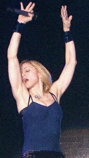 Madonna at Coachella, 2006.