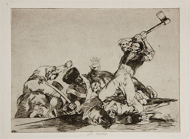 "The Disasters Of War, Plate 3," by Francisco Goya. 