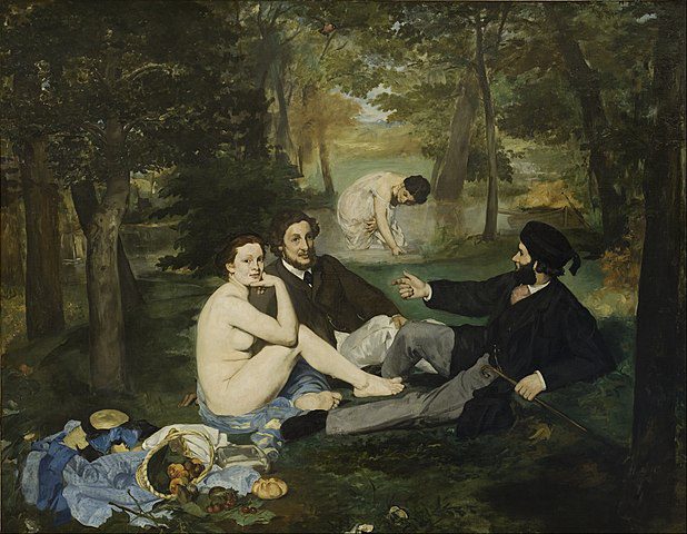 "Luncheon On The Grass," by Édouard Manet.