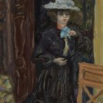 "Marthe Au Chapeau Blanc," by Pierre Bonnard.