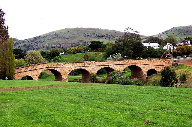 Richmond Bridge, located in Richmond, Tasmania, Australia