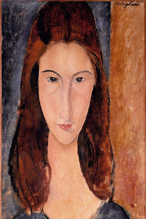 "Portrait Of Jeanne Hébuterne," by Amedeo Modigliani.