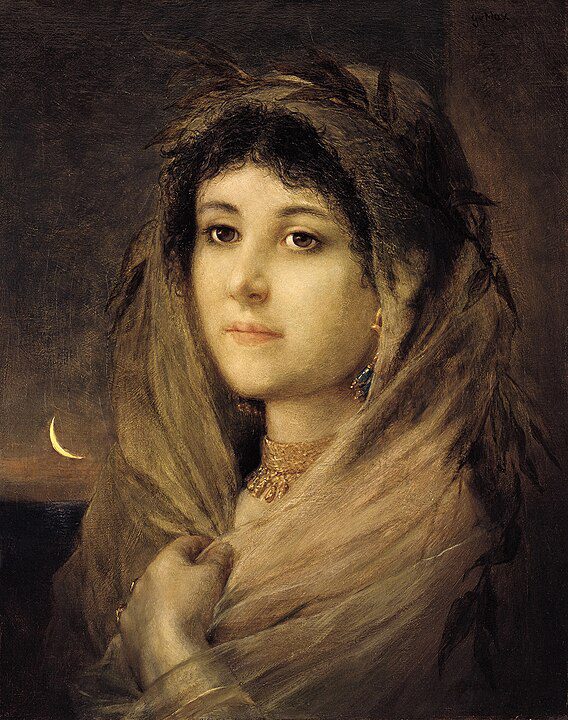 "Bride Of Corinth," by Gabriel Von Max.